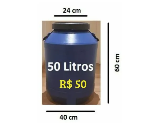 Tambor barricas 50 litros