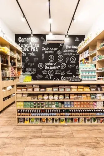 Móveis e expositores para loja de produtos naturais - Móveis sob medida 