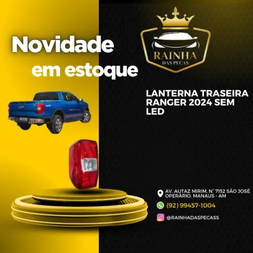 Lanterna Traseira Ranger 2024 Sem Led
