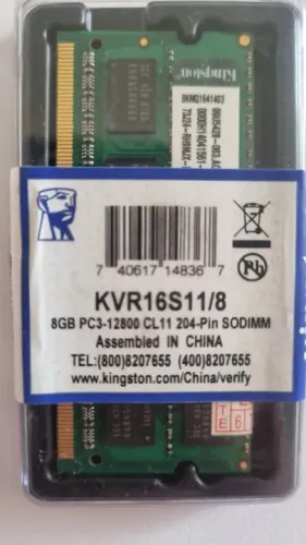 KINGSTON 1600 DDR3 8GB