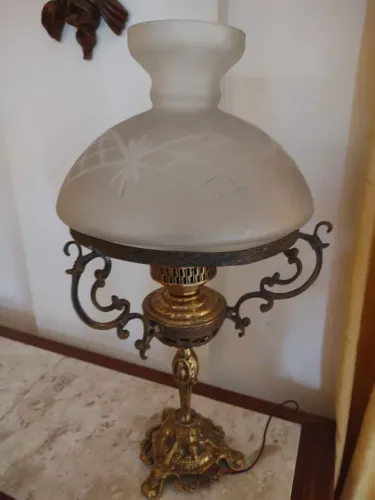 Abajur de bronze 