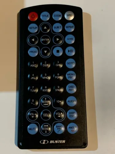 Controle Remoto Som Automotivo CD DVD Multimídia H-Buster 