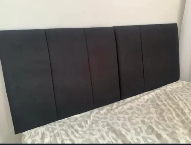 Vendo cabeceira tamanho casal cor preta