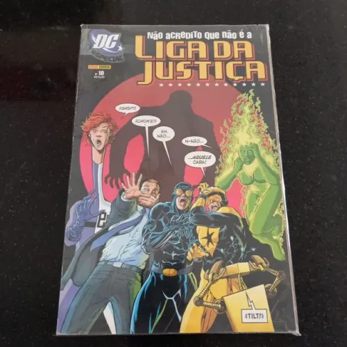 DC Especial nº 10 - Não Acredito que não é a Liga da Justiça (Panini/2006)