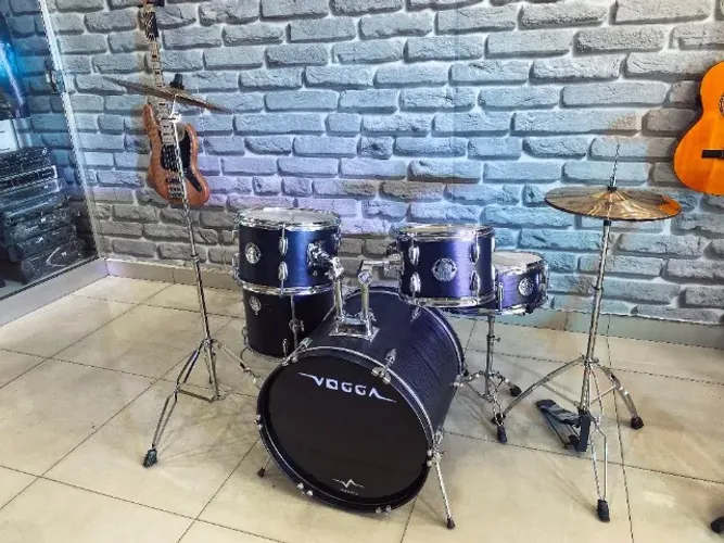 Bateria Vogga completa a partir 10x 349,90 sem juros no cartão de crédito.