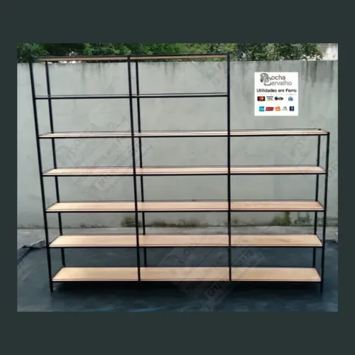 Estante Industrial 3 colunas 2,00x2,00x0,30. Sob Encomenda. Orçamos sob medida.