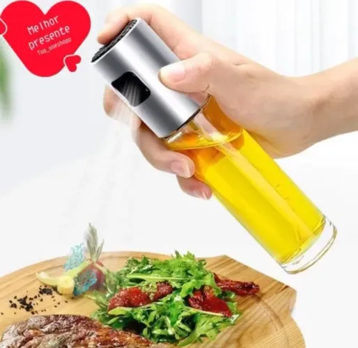 Porta Oleo Azeite Vinagre Borrifador Em Vidro 100ml