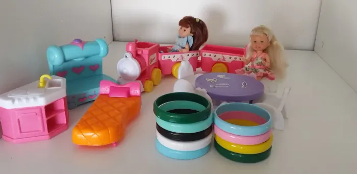 Barbie Kellys Paulinhas kit diversos Simba Glória