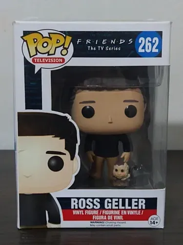 Funko Pop Ross Geller 262 Original Caixa Com Detalhes - Friends