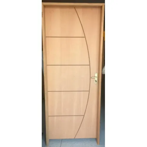 Porta de madeira friso com batente, fechadura, dobradiça completa e montada