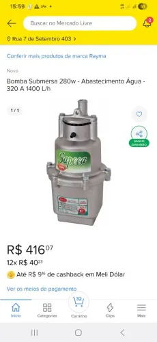 Bomba dgua submersa +boia eletrica