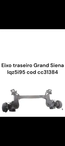 Eixo Traseiro Grand Siena 1.6 16v 2012 a 2017
