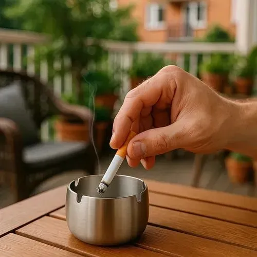 CINZEIRO EM INOX COM 10CM DE DIAMETRO REF: 999