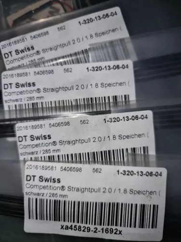 Raios DT Swiss Competition Straightpull 2.0/1.8