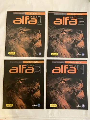 Cadernos de Estudos Anglo Alfa - Inglês - volumes 1 ao 4