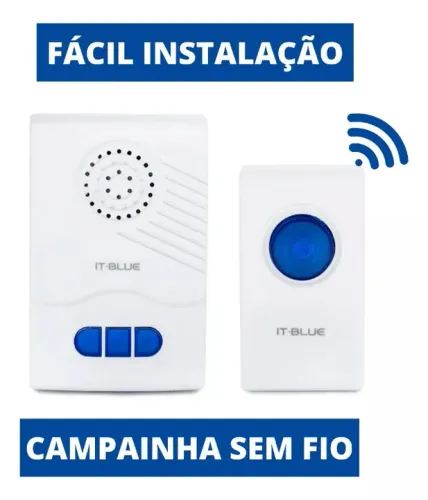campainha sem fio com 32 toques musicais aceitamos cartão e pix