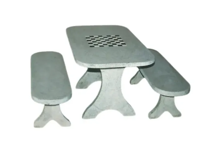 Conjunto Mesa Retangular 1,40mx0,80m com 2 bancos