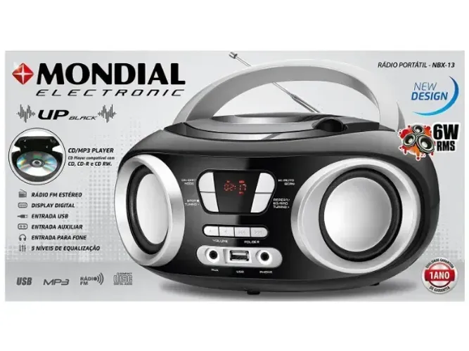 Rádio Mondial toca CD- O mais completo do mercado