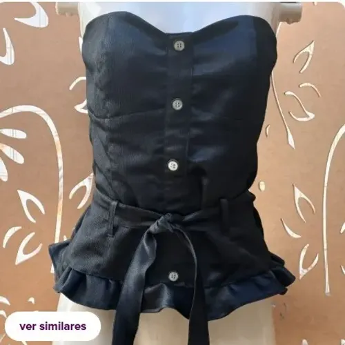 Blusa corpett tomara que cai