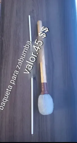Baqueta para Zabumba - Valor 45$