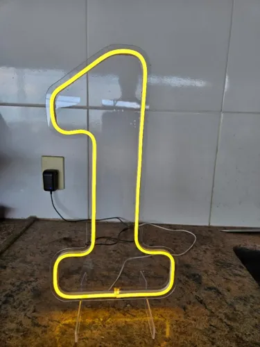 Número 1 de led