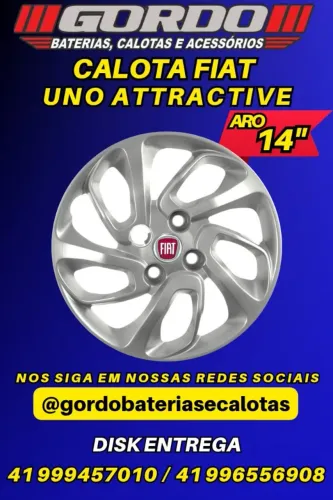 calotas fiat aro 14 para palio uno siena strada fiorino punto mobi . jogo de calotas 