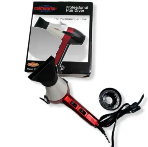 R$69.99 secador de cabelo forte continental ar quente e frio 127V 2000wats novo na caixa