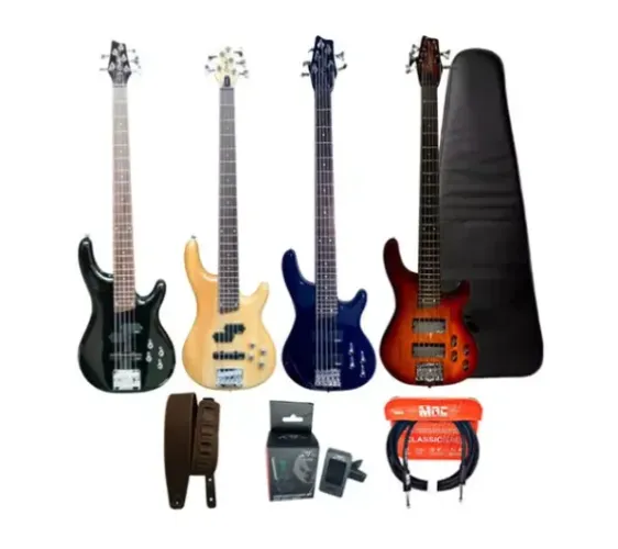 Contra Baixo Ativo 5 Cordas Condor Xb25 Ativo + Kit