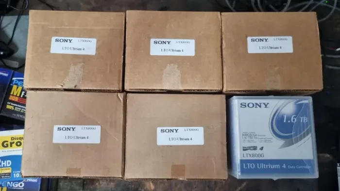 60 fitas lto4 lacrada 800gb 1.6tb