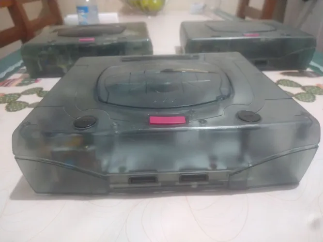 Sega Saturn Console Skeleton Transparente