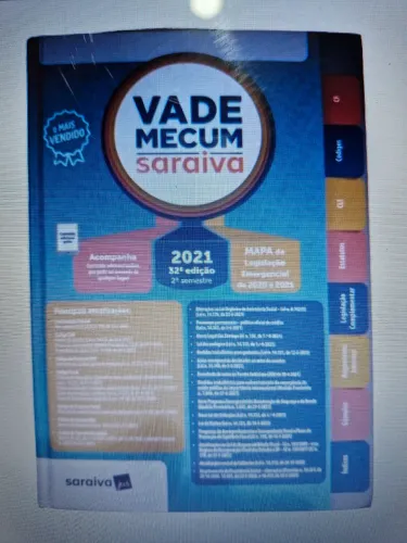 Vade Mecum Saraiva 32ª edição 2021 - 2º semestre