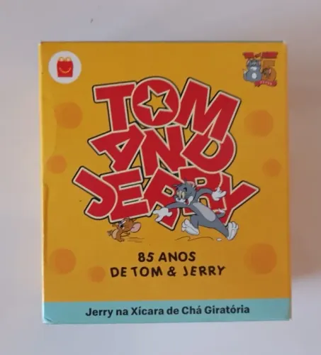Miniatura Boneco Tom & Jerry Xícara Giratória ( Lacrada )