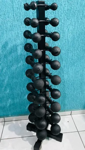 Torre completa halter bola pintado 