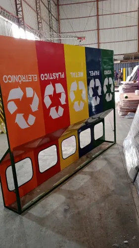 Container Ecoponto desmontável 100% aço galvanizado