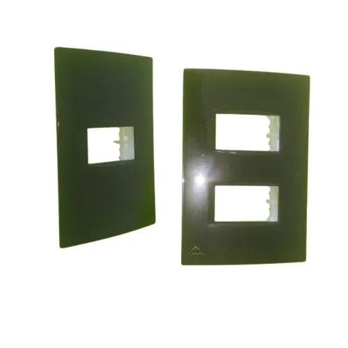 50 Espelhos placa  4x2 Apoio linha Lissê  2 modelos 1 e 2 saídas