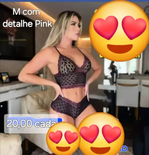 Conjunto lingerie nova tam M