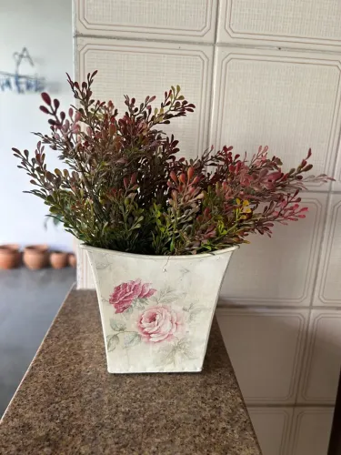 Vaso Decorativo com Flores