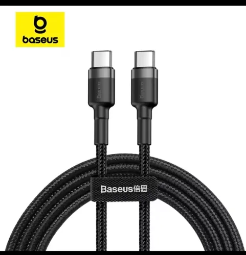 Cabo turbo baseus 60w cabo de iPhone e Android, alta qualidade
