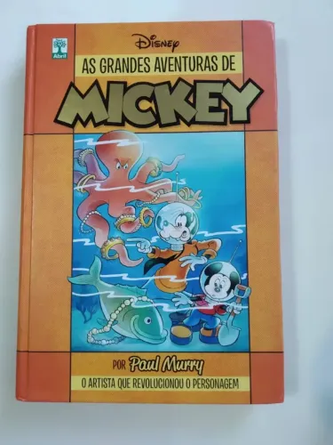 Livro As Grandes Aventuras De Mickey