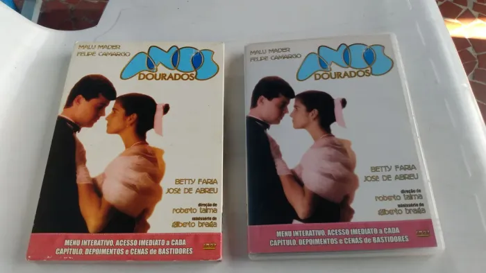 DVD duplo original minissérie anos dourados.