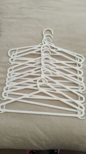 Cabides Branco de Plástico 10 unidades
