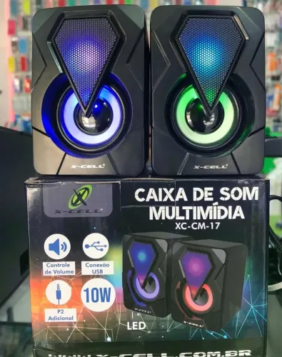 Caixa de Som Multimídia Pc Notebook