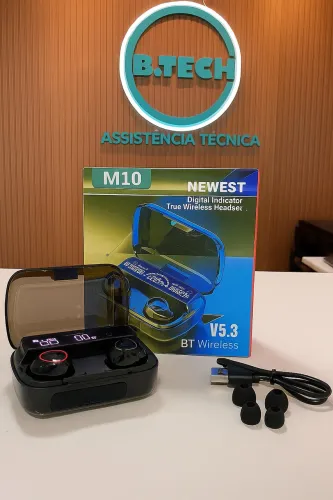 Fone sem fio Bluetooth