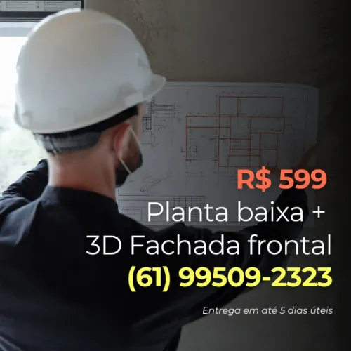 Fachada 3D + Planta baixa!!