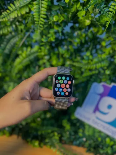 Apple Watch SE 2° geração GPS+ Celular   A2727  44mm  Silver  32GB  98% saúde da bateria 