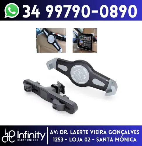 Suporte De Tablet Veicular p/ Encosto De Cabeça