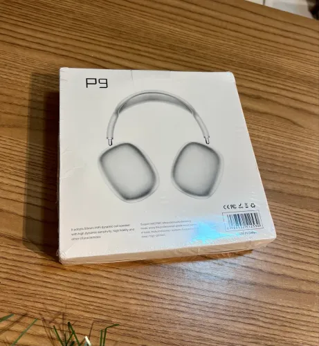 Fone de Ouvido Bluetooth P9 Branco | Sem Fio | Headphone Dobrável | Novo