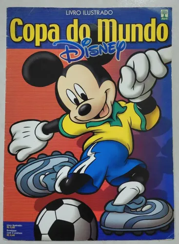 Álbum Copa do Mundo Disney 2002 p/ vc colar!