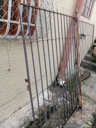Portão de garagem de ferro! Oportunidade! 