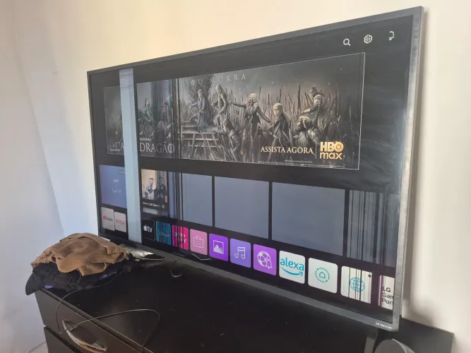 TV 50 pol LG nanocell 4k com defeito.